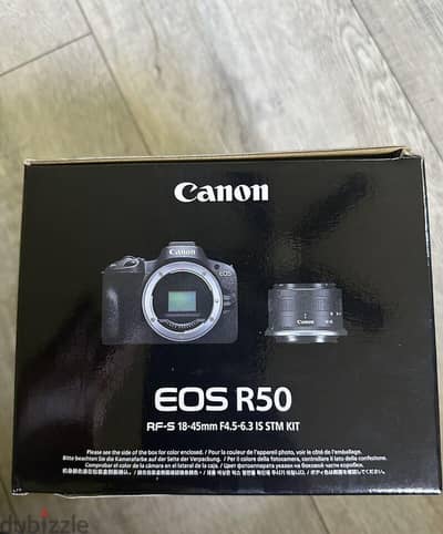NEW Canon EOS R50 Mirrorless Camera + RF-S 18–45mm Lens Kit