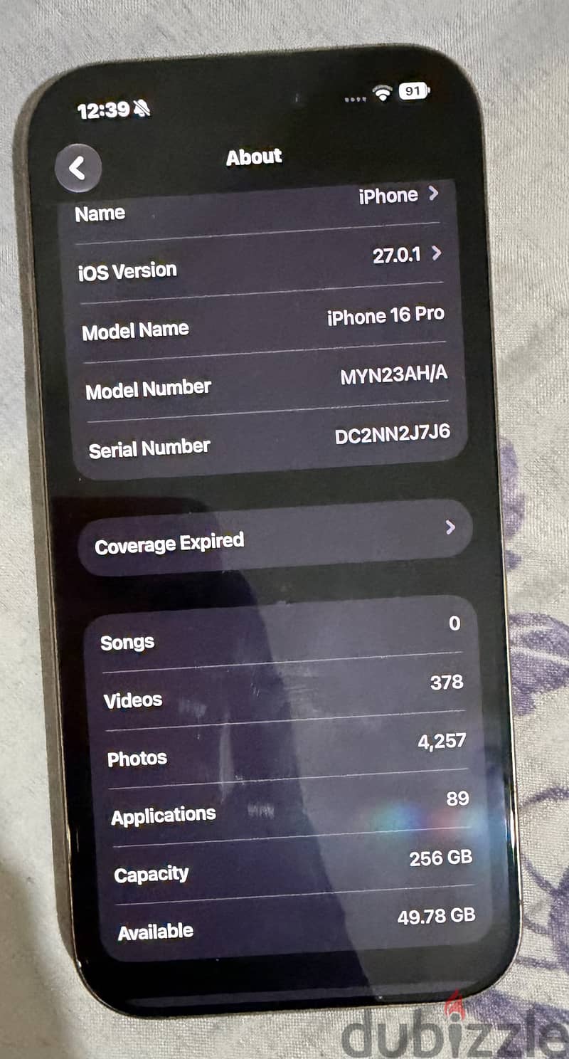 iPhone 16pro 256gb rise gold 10