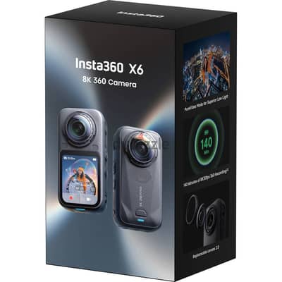 Insta360 X6 8K 360 Action Camera Essential
