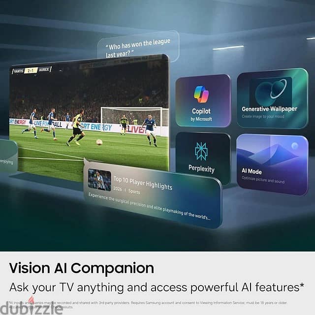 Samsung 75-Inch Class Mini LED M70H Series Samsung Vision AI Companion 1