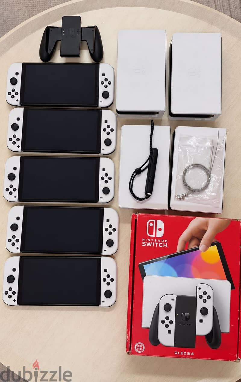 للبيع 5 أجهزة نينتندو سويتش OLED | 5 Nintendo Switch OLED Consoles 1