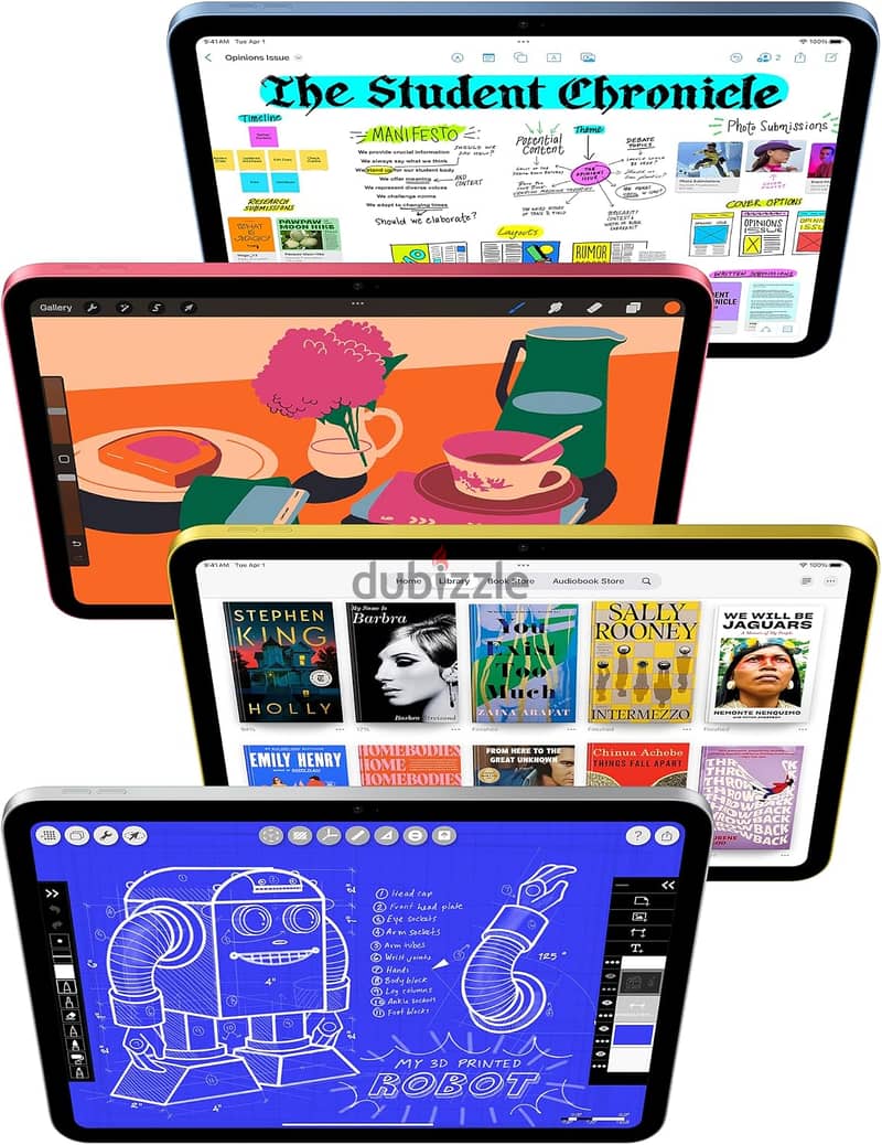 Apple iPad 11-inch:A16 chip,11-inch Model, Liquid Retina Display,256gb 1