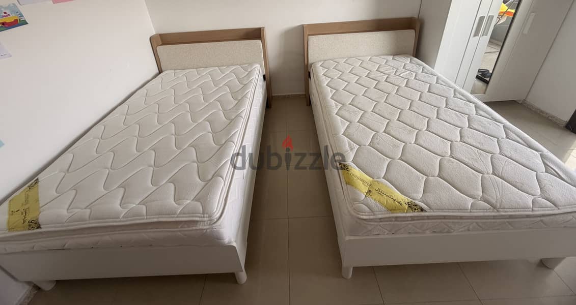 Two original Continental mattresses 1