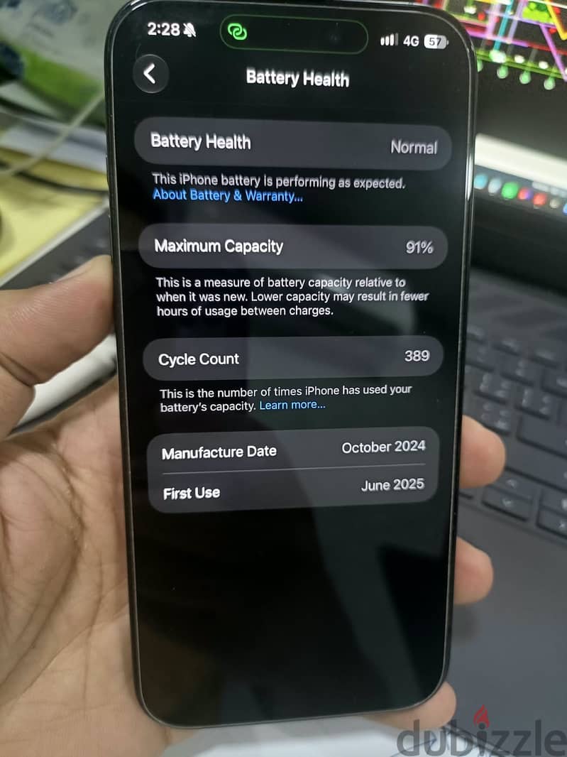 16 Pro max 256gb BH 91% 1