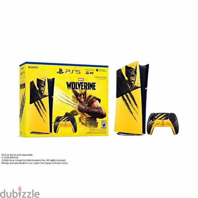 layStation 5 PS5 Console 825GB 4K UHD HDMI Wolverine Yellow/Black 2026 3