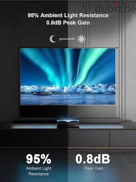 AWOL VISION 120" Motorized ALR Floor Rising Screen & UST Projector& Ho 2