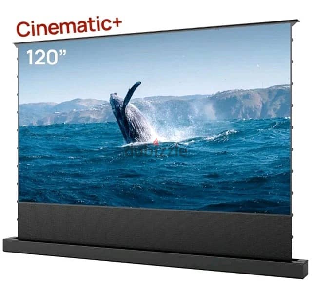 AWOL VISION 120" Motorized ALR Floor Rising Screen & UST Projector& Ho 3