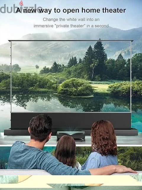 AWOL VISION 120" Motorized ALR Floor Rising Screen & UST Projector& Ho 5