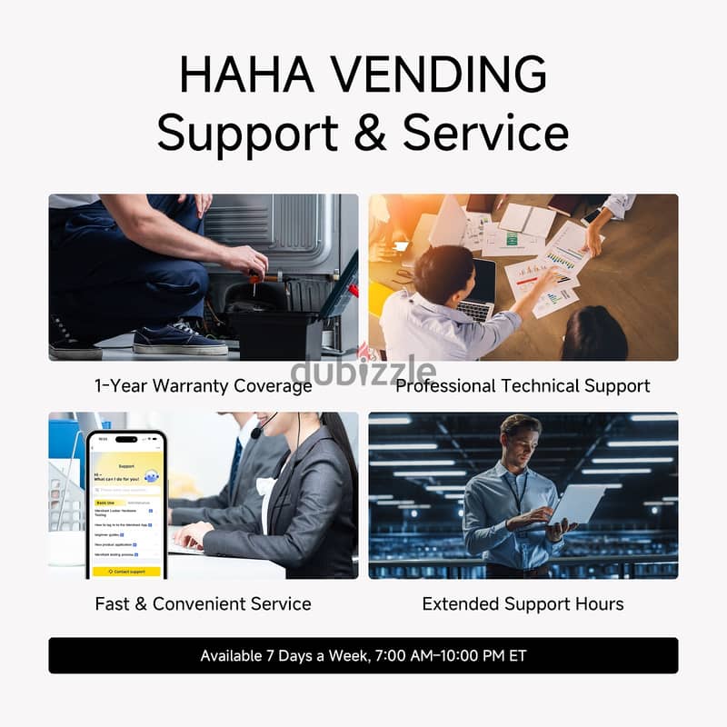 Brand new HAHA VENDING ai vending machine for business with app mana 1