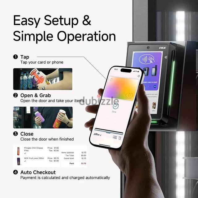 Brand new HAHA VENDING ai vending machine for business with app mana 4