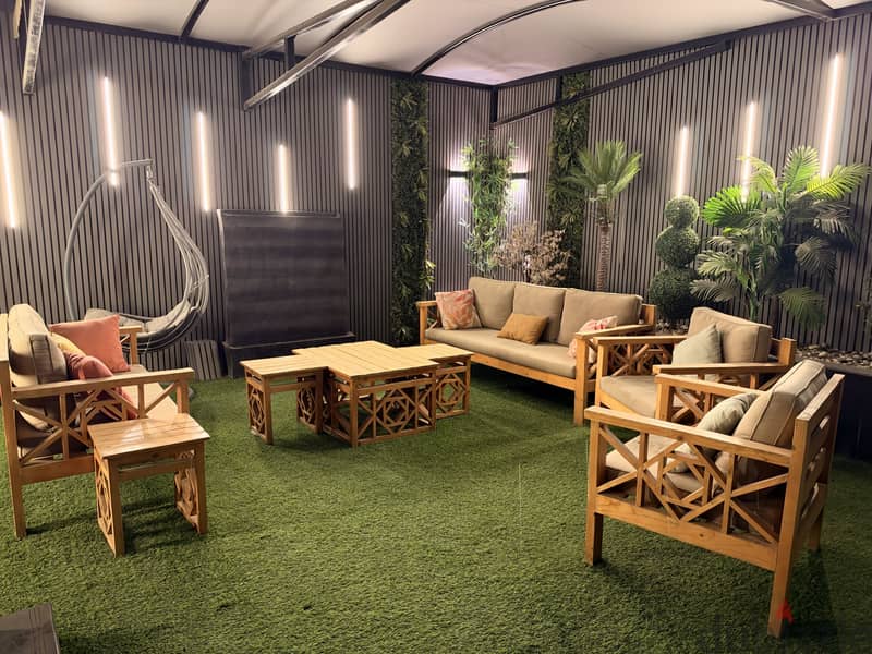 4 sofas with 4 tables 1