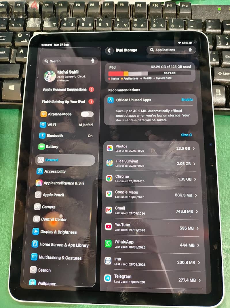 Ipad Air M3 ii inch 7th generation 2025 model 1