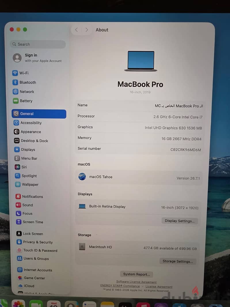 Apple Macbook Pro 16 inch 3