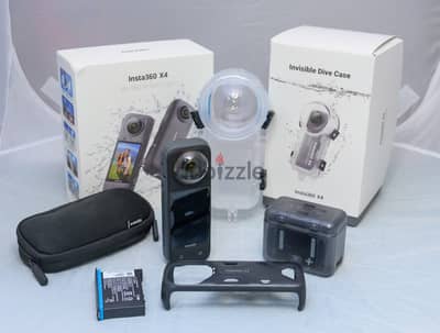 Insta360 x4 8k 360 action camera and Accessories