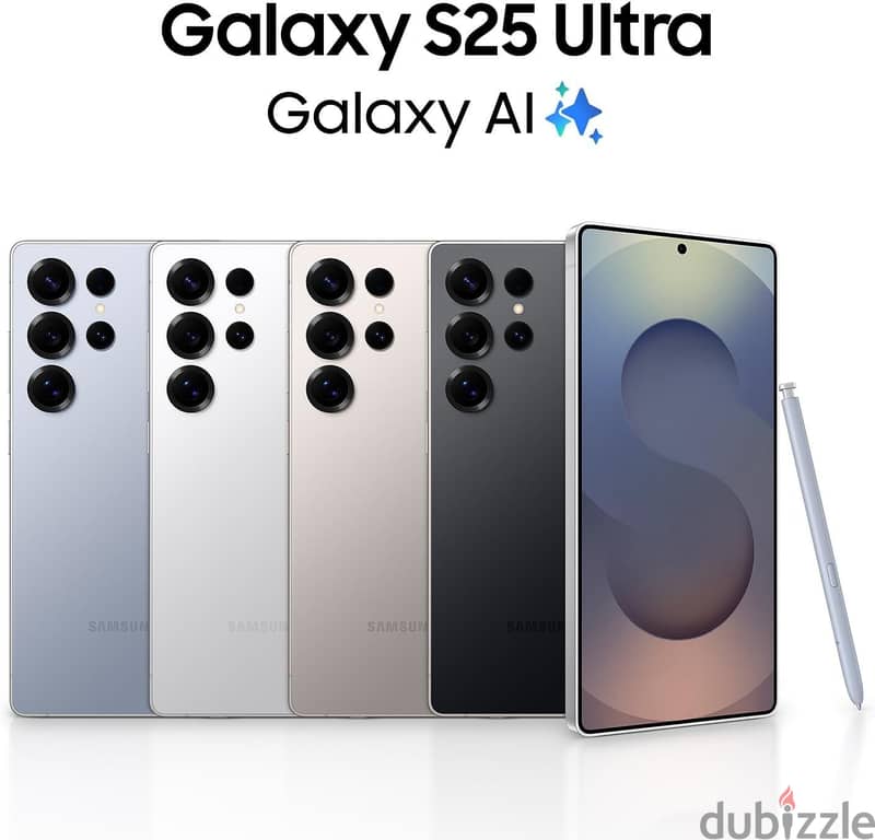 Samsung Galaxy S25 Ultra 5G - 256GB - (Carrier Unlocked) - Titanium Gr 1