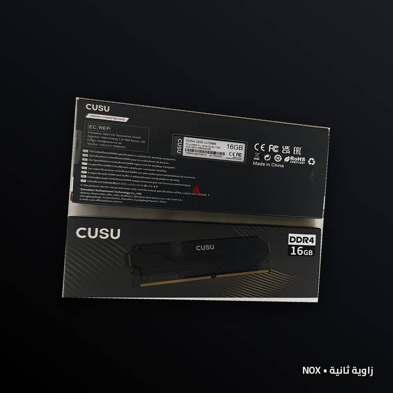 رام CUSU DH330 Series 32GB DDR4 جديد 1