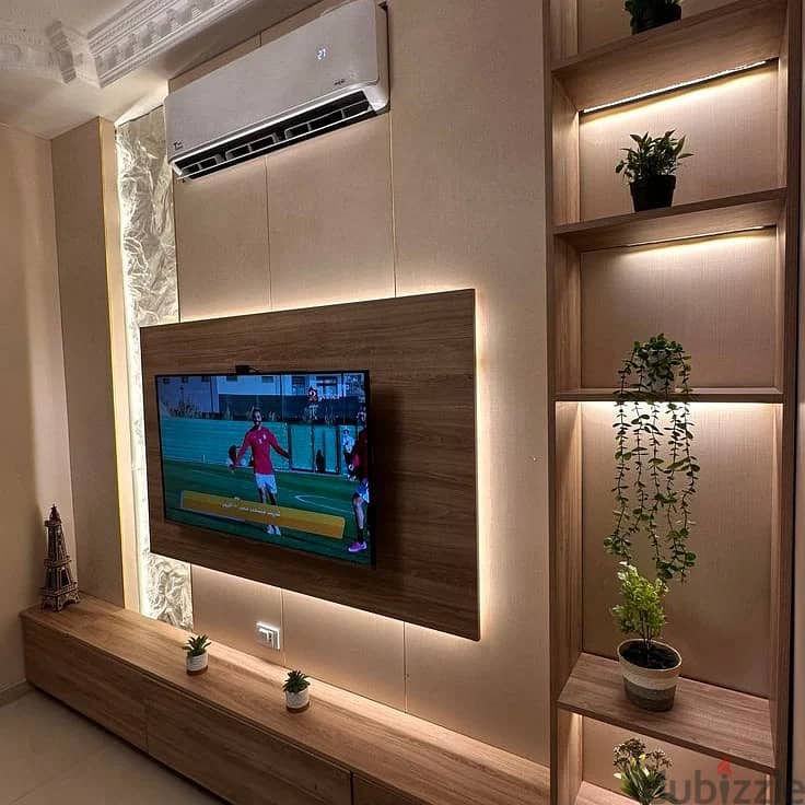 ديكورات تلفزيون معلم فني ديكورات 1