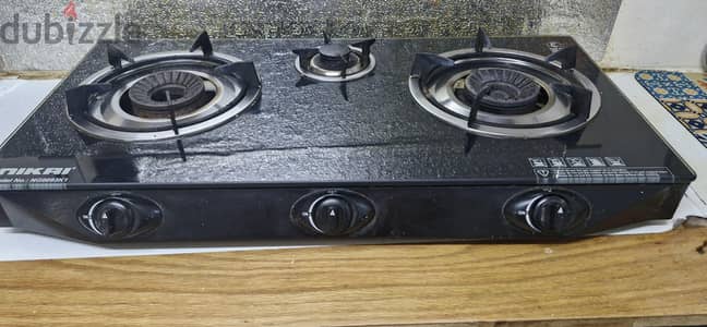 automatic 3 burner gas stove