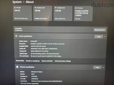 Lenovo All-in-one Desktop.