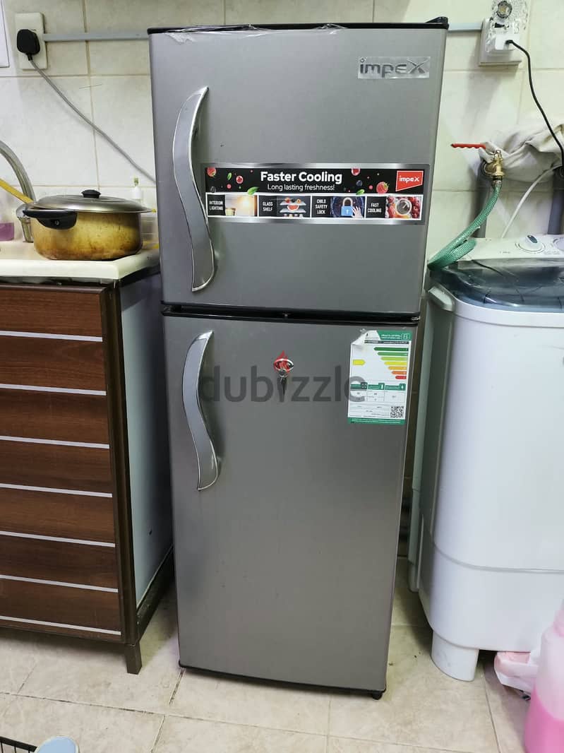 Double Door Refrigerator, Gas Stove, Mirror Table & Bedside Table 4