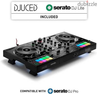 Hercules Inpulse 500 2 deck USB DJ controller for Serato DJ and DJUCED