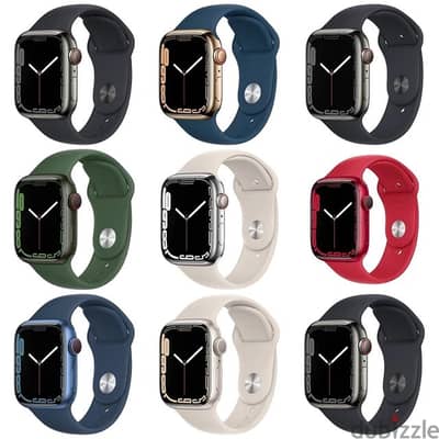 Apple Watch Series 7 41mm 45mm Wi-Fi + GPS + Cellular Smartwatch - All