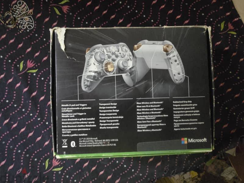 Used Xbox Ghost Cipher Controller with sealed battery pack 2