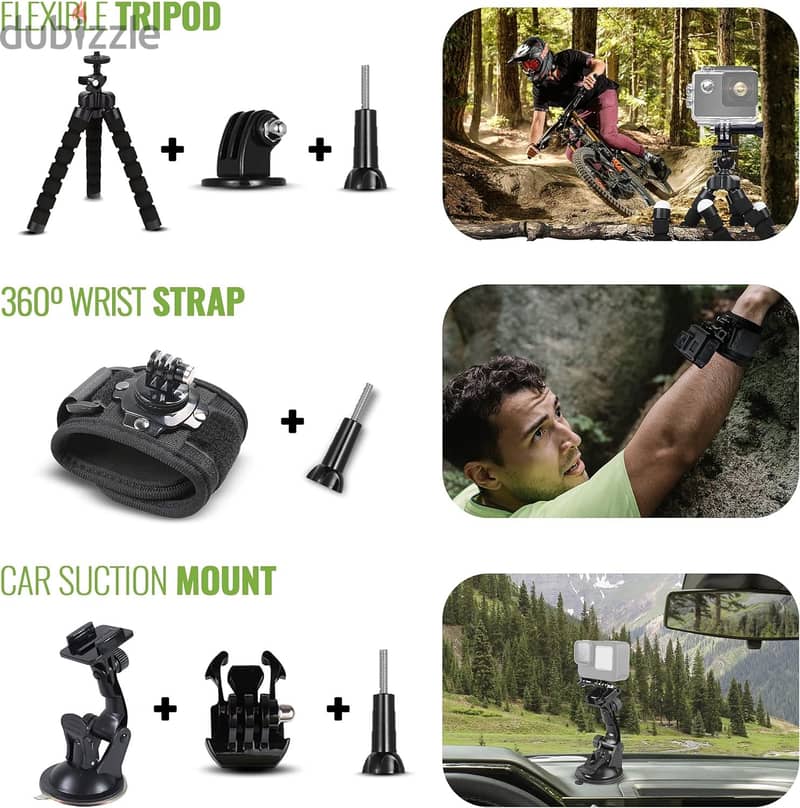 GoPro HERO13 - Action Camera + 64GB Card, 50 Piece Accessory Kit 2