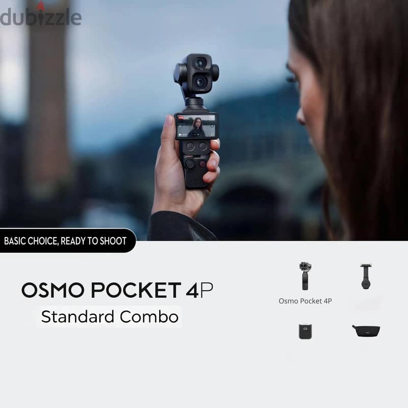 Original DJI Osmo Pocket Four Pro(4P) Standard Combo Handheld Stabiliz 3