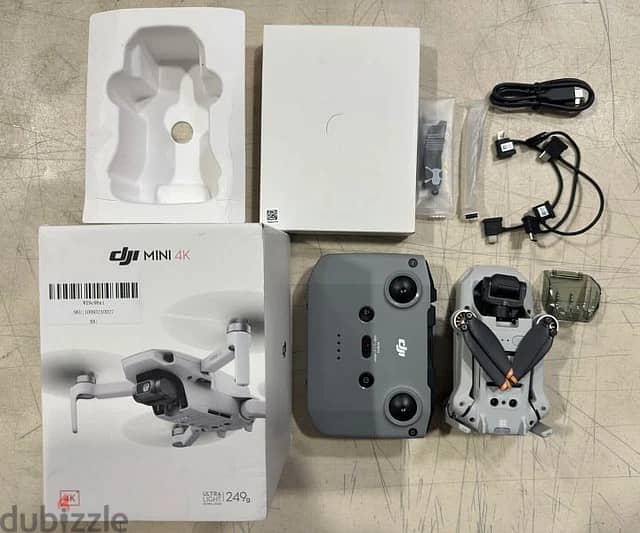 DJI Mini 4K Drone 4K UHD Camera 3-Axis Gimbal Stabilization + Battery 4