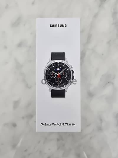 Samsung Galaxy Watch 8 Classic 46mm - New (Sealed Box, Minor tag tear)