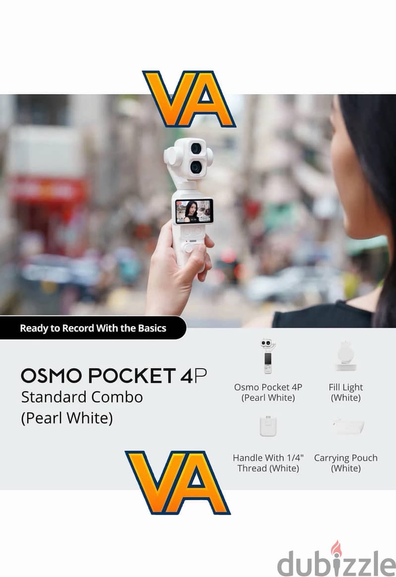 DJI Osmo Pocket (4P)4 Pro Standard Combo 4K/240fps Gimbal Camera White 2