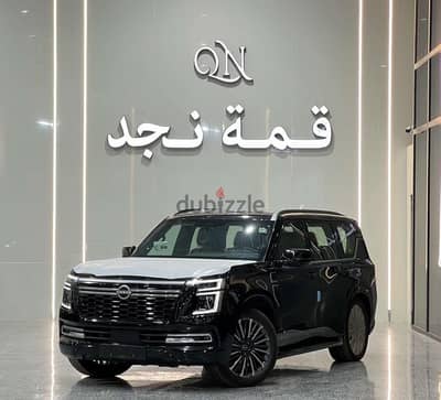 نيسان باترول بلاتينيوم تيربو سقف اسود وارد المسعود 2026