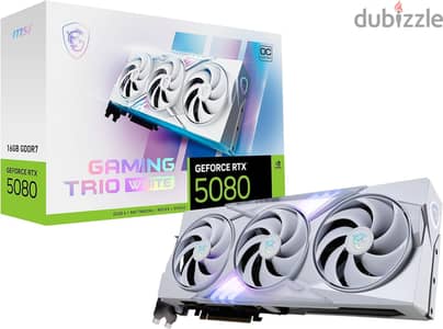GeForce RTX 5080 16GB  TRIO OC WHITE 4300MHz GDDR5