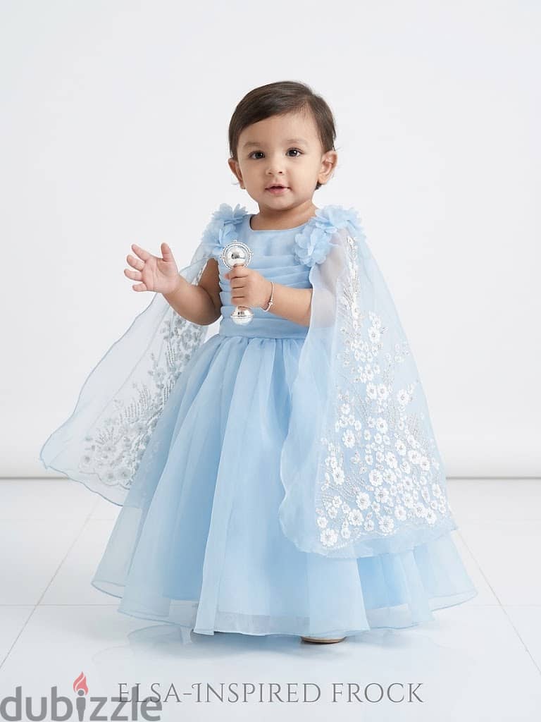 Brand new Elsa   tail frock, 1-2 year size 1
