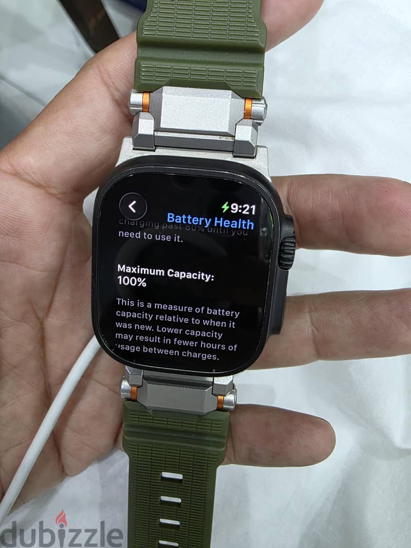 Apple - watch ultra 3 cellular plus GPS 100 battery full fresh 1