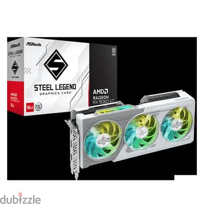 RX 9060 XT STEEL for GDDR6 16GB OC PCIe 5.0 GPU Graphics Card