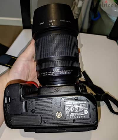 DSLR Camera D7000 Kit 18-105mm Lens 16MP APS-C CMOS Sensor