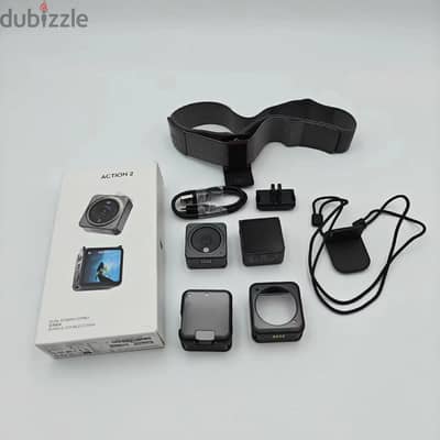 2 Action Camera with Dual-Screen 1.7" 10m Waterproof 4K CMOS Sensor 1