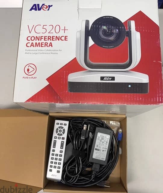 AVer VC520+ PTZ Camera System New Open Box Complete Podcast Streaming 1