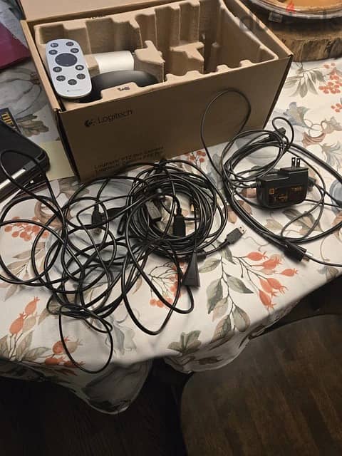 Logitech PTZ Pro Video Conferencing Camera w accessories 2