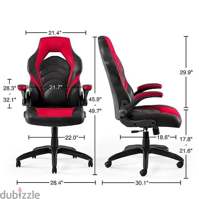 Staples Emerge Vortex Bonded Leather Ergonomic Gaming Chair 1