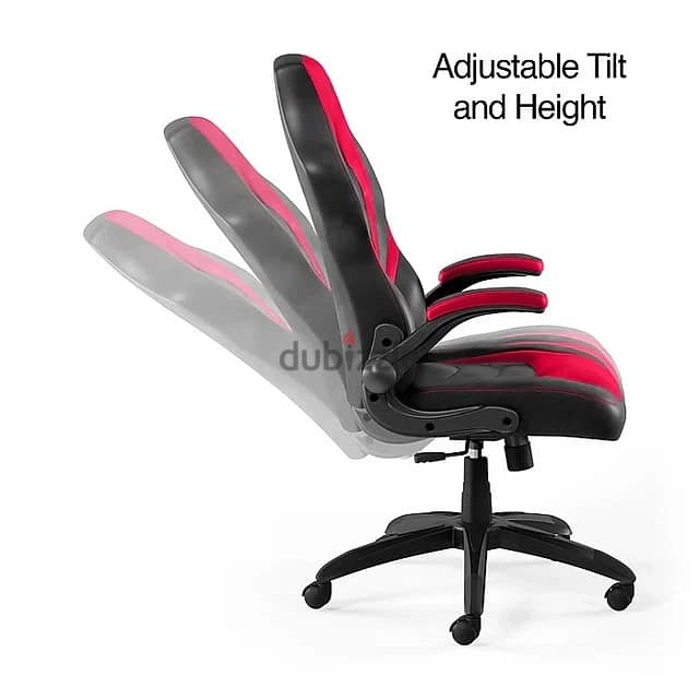 Staples Emerge Vortex Bonded Leather Ergonomic Gaming Chair 6