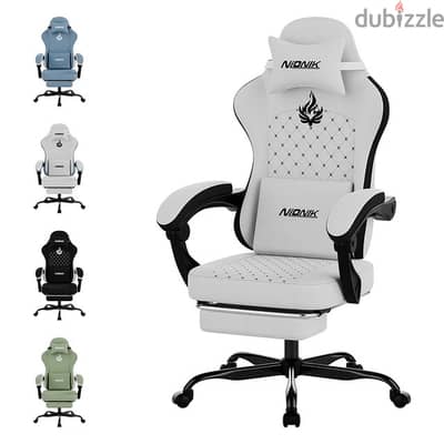 Gaming Chair with Massage Ergonomic PC Gaming Chair Computer Chair w