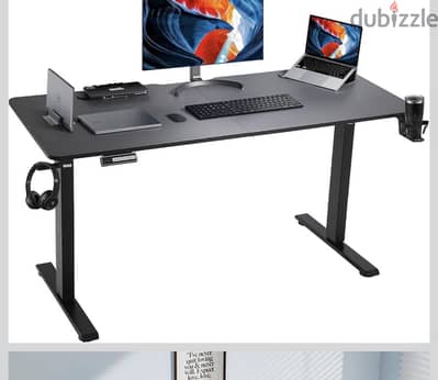 Computer table with lift