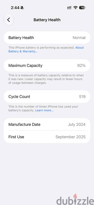 iPhone 16 Pro - 512 GB - 92% Battery