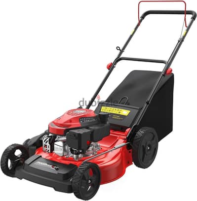 PowerSmarts EasyGlide 21-Inch Gas Lawn Mower, 144cc 4-Stroke