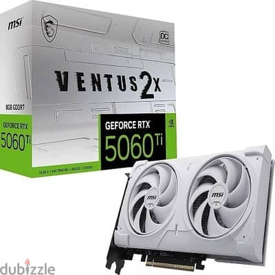 RTX 5060 Ti 8G Ventus 2X OC White Graphics Card with E-INK Screen