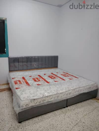 King size bed with mattress