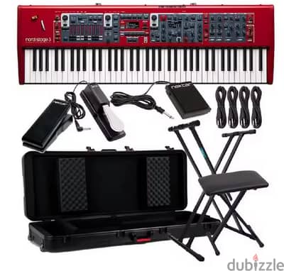 Nords Stage 4 88 Piano Fully Weighted Hammer Action